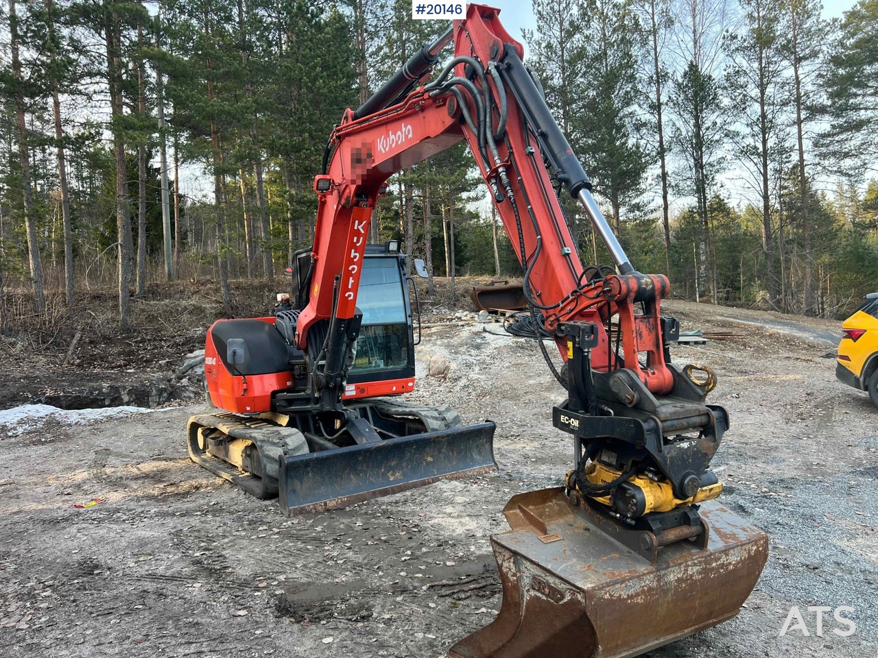 Bager Kubota KX080-4: slika Bager Kubota KX080-4