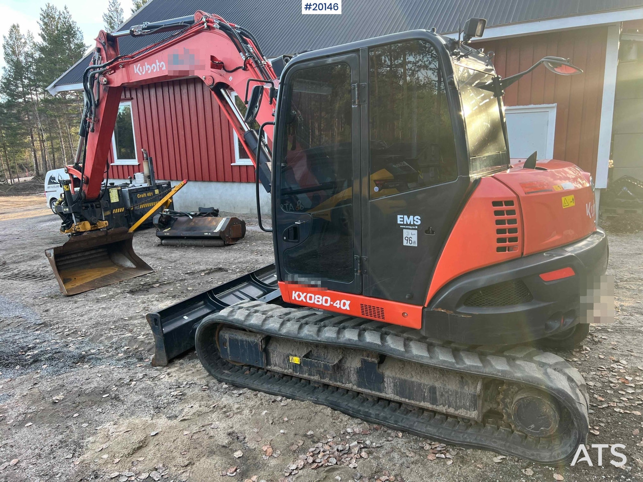 Bager Kubota KX080-4: slika Bager Kubota KX080-4