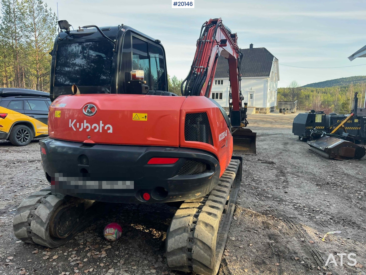 Bager Kubota KX080-4: slika Bager Kubota KX080-4
