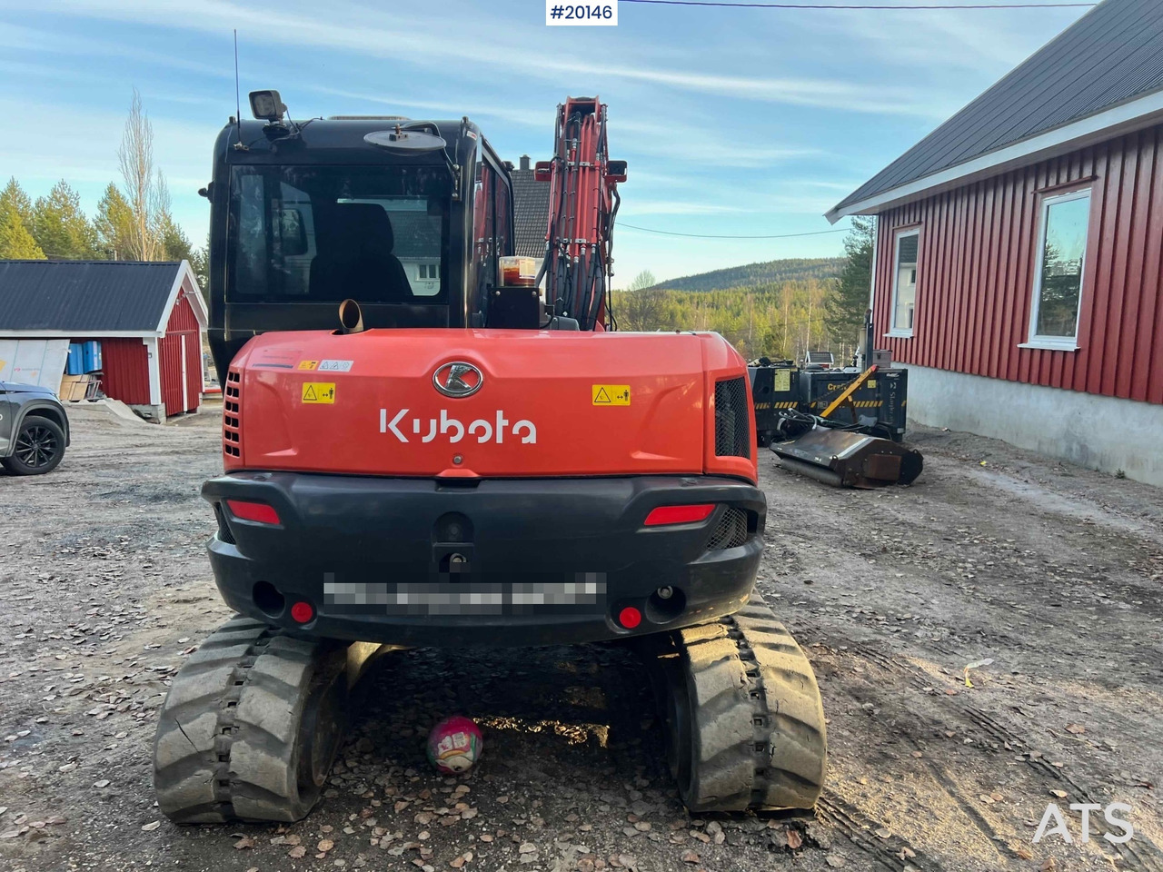 Bager Kubota KX080-4: slika Bager Kubota KX080-4