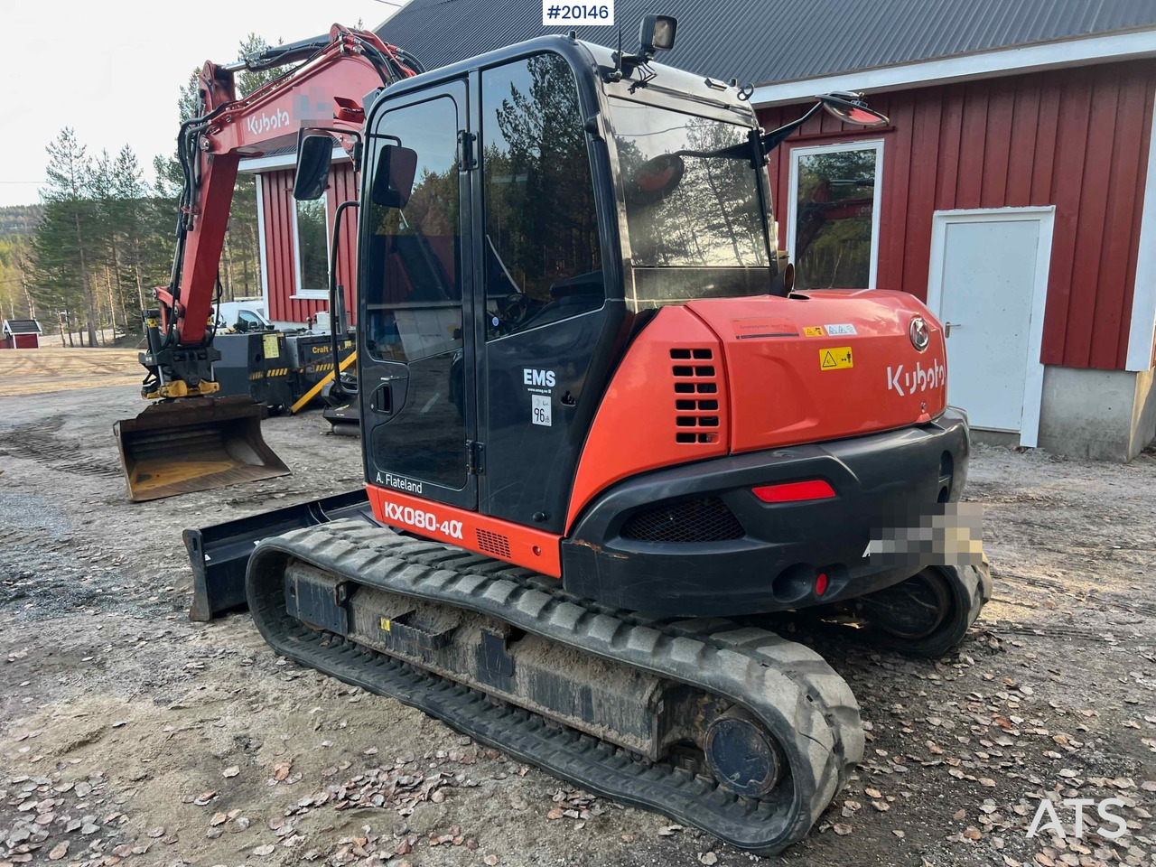 Bager Kubota KX080-4: slika Bager Kubota KX080-4