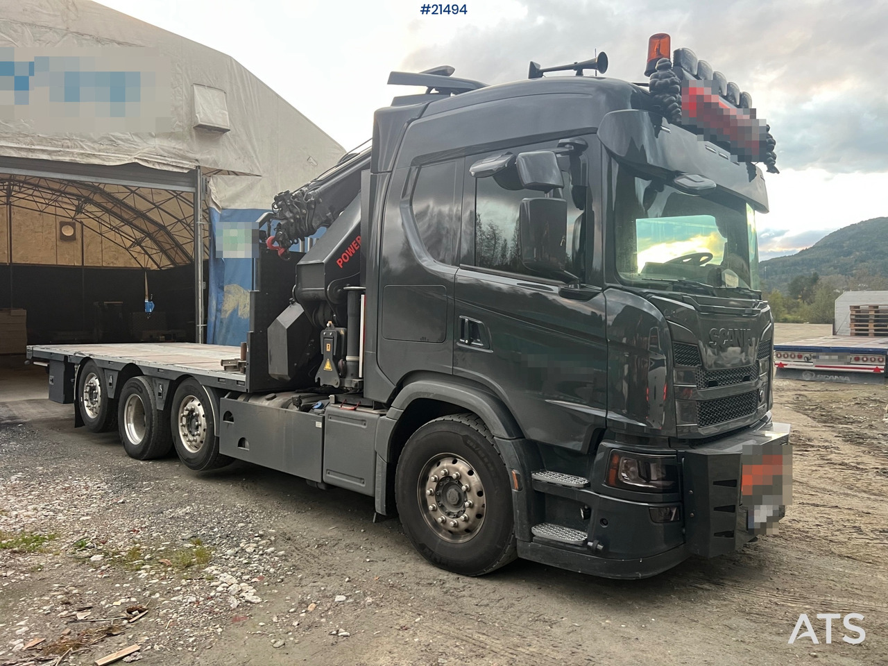 Scania G560 - Kamion s kranom: slika Scania G560 - Kamion s kranom Scania G560 - Kamion s kranom: slika Scania G560 - Kamion s kranom
