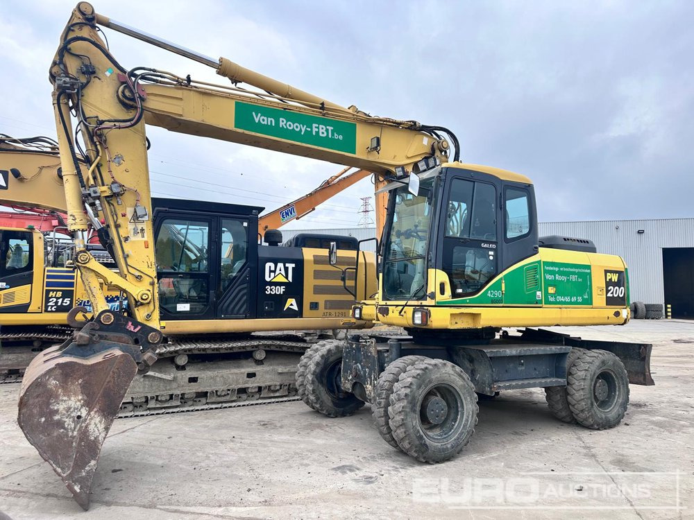 2005 Komatsu PW200-7 - Bager na kotačima: slika 2005 Komatsu PW200-7 - Bager na kotačima 2005 Komatsu PW200-7 - Bager na kotačima: slika 2005 Komatsu PW200-7 - Bager na kotačima