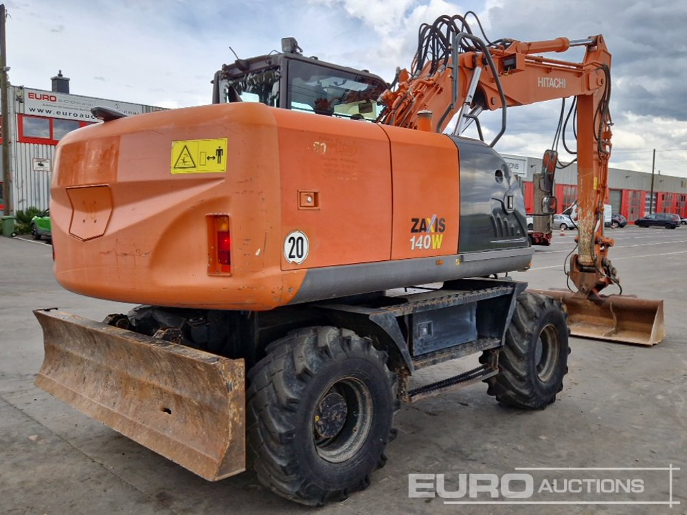 2010 Hitachi ZX140W-3 - Bager na kotačima: slika 2010 Hitachi ZX140W-3 - Bager na kotačima 2010 Hitachi ZX140W-3 - Bager na kotačima: slika 2010 Hitachi ZX140W-3 - Bager na kotačima