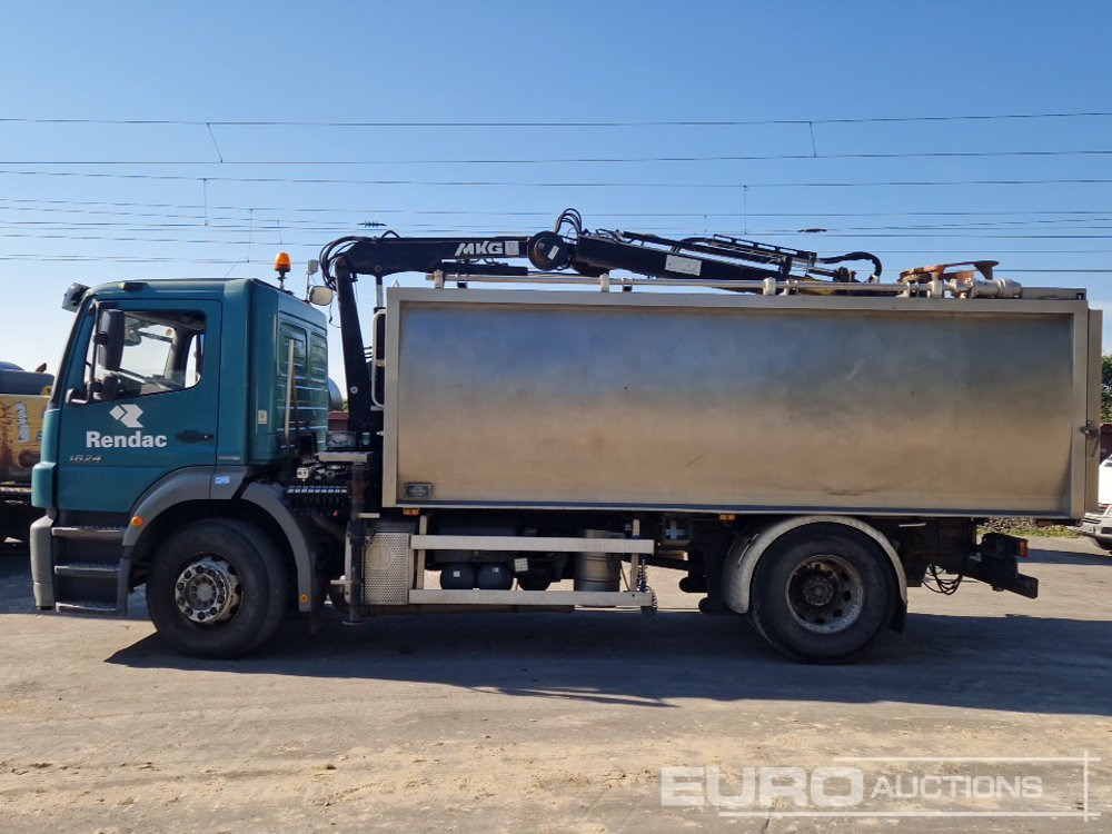 2011 Mercedes Axor 1824L 4x2, Crane, Stamps, Stainless Steel Container (German Reg. Docs. Available) - Kiper: slika 2011 Mercedes Axor 1824L 4x2, Crane, Stamps, Stainless Steel Container (German Reg. Docs. Available) - Kiper 2011 Mercedes Axor 1824L 4x2, Crane, Stamps, Stainless Steel Container (German Reg. Docs. Available) - Kiper: slika 2011 Mercedes Axor 1824L 4x2, Crane, Stamps, Stainless Steel Container (German Reg. Docs. Available) - Kiper