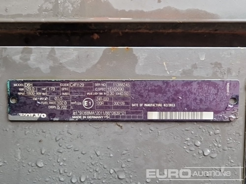 Bager gusjeničar 2013 Volvo EC220DL: slika Bager gusjeničar 2013 Volvo EC220DL