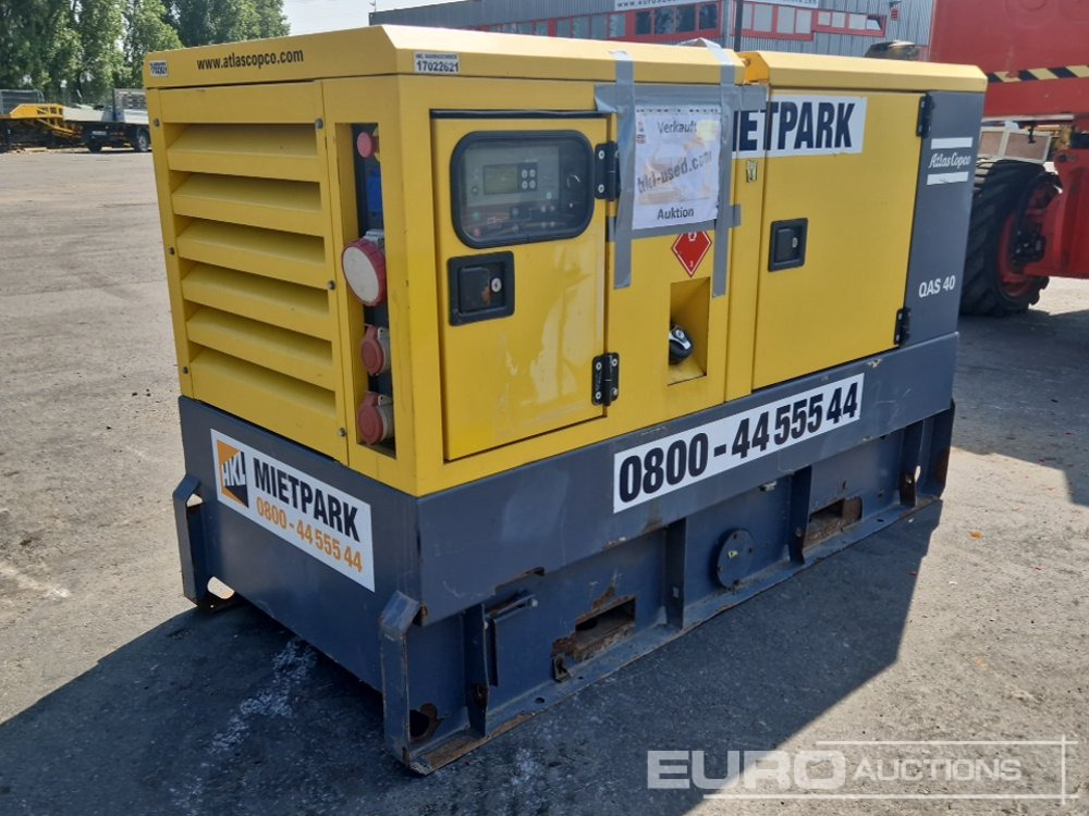2017 Atlas Copco QAS 40 - Generatorski set: slika 2017 Atlas Copco QAS 40 - Generatorski set 2017 Atlas Copco QAS 40 - Generatorski set: slika 2017 Atlas Copco QAS 40 - Generatorski set