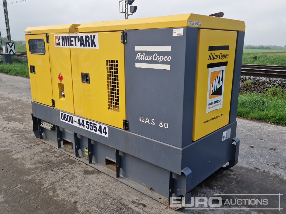 2017 Atlas Copco QAS80 ST3 - Generatorski set: slika 2017 Atlas Copco QAS80 ST3 - Generatorski set 2017 Atlas Copco QAS80 ST3 - Generatorski set: slika 2017 Atlas Copco QAS80 ST3 - Generatorski set