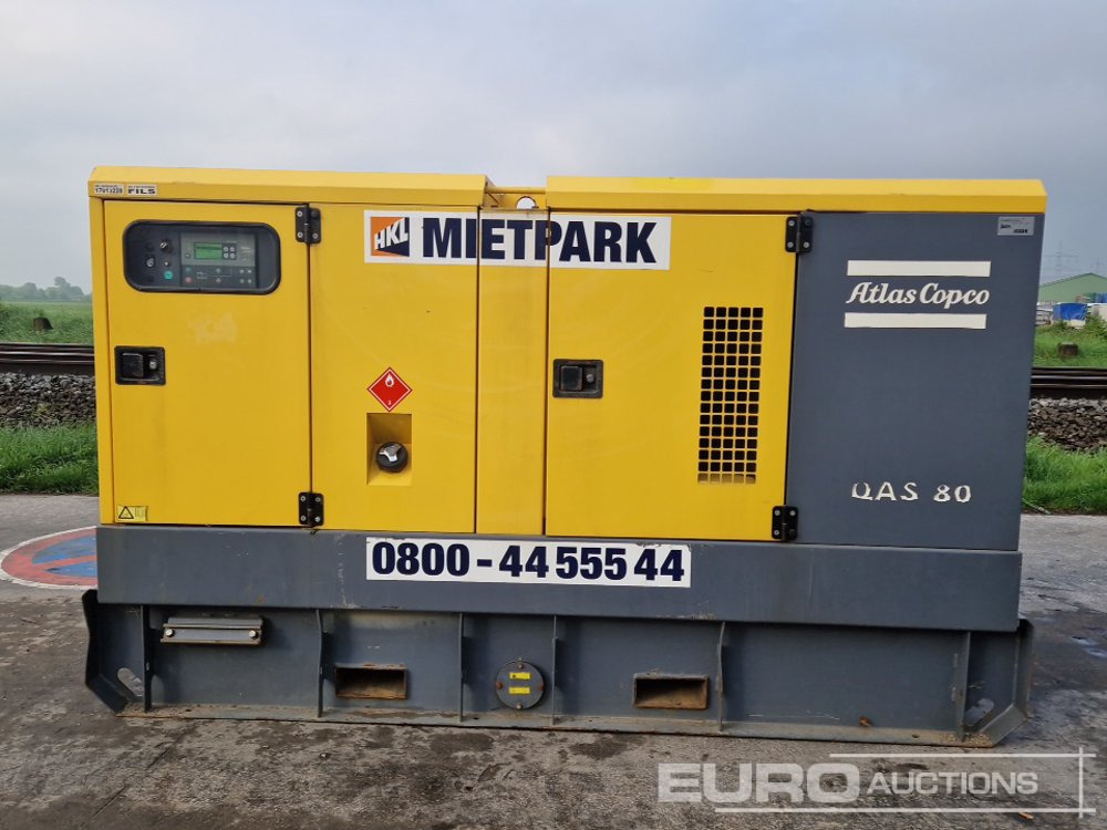 2017 Atlas Copco QAS80 ST3 - Generatorski set: slika 2017 Atlas Copco QAS80 ST3 - Generatorski set 2017 Atlas Copco QAS80 ST3 - Generatorski set: slika 2017 Atlas Copco QAS80 ST3 - Generatorski set
