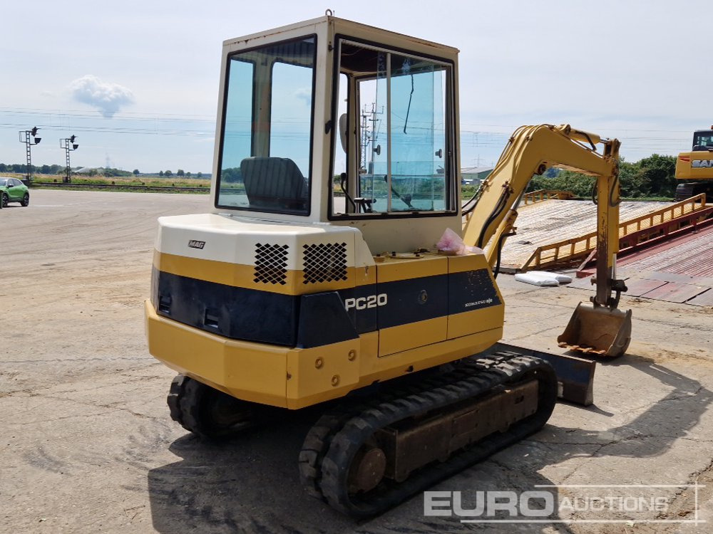 Komatsu PC20-6 - Mini bager: slika Komatsu PC20-6 - Mini bager Komatsu PC20-6 - Mini bager: slika Komatsu PC20-6 - Mini bager