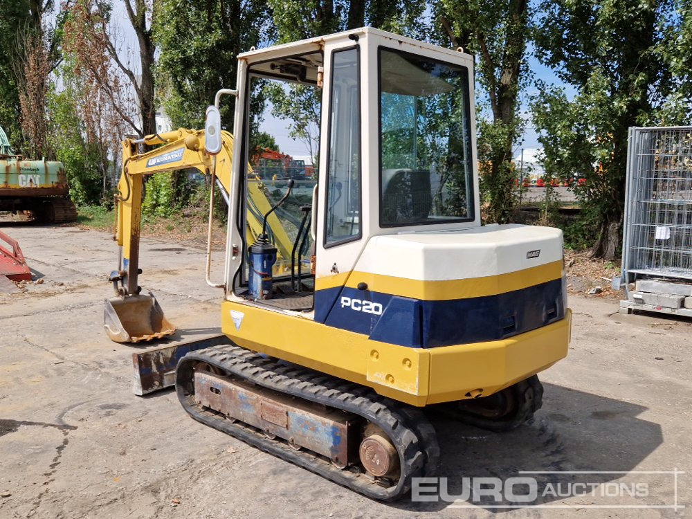 Komatsu PC20-6 - Mini bager: slika Komatsu PC20-6 - Mini bager Komatsu PC20-6 - Mini bager: slika Komatsu PC20-6 - Mini bager