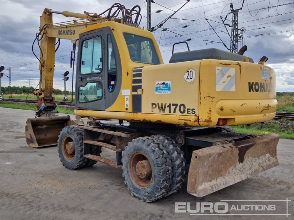 Komatsu PW170ES-6K - Bager na kotačima: slika Komatsu PW170ES-6K - Bager na kotačima Komatsu PW170ES-6K - Bager na kotačima: slika Komatsu PW170ES-6K - Bager na kotačima