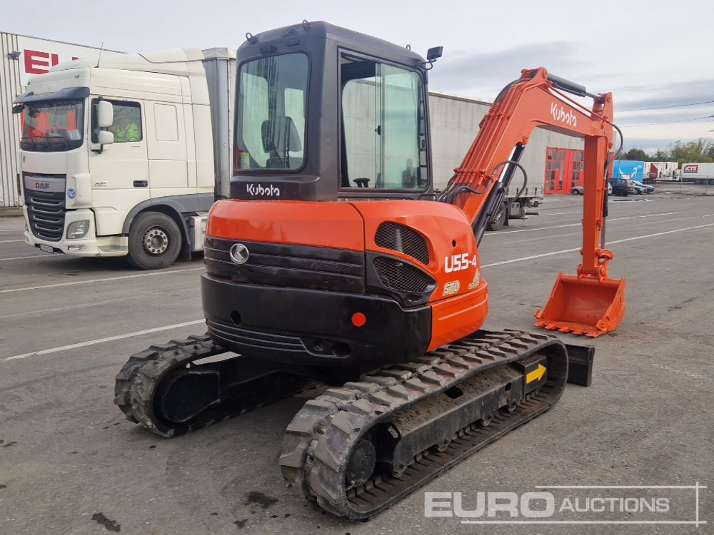 Kubota 55U - Mini bager: slika Kubota 55U - Mini bager Kubota 55U - Mini bager: slika Kubota 55U - Mini bager