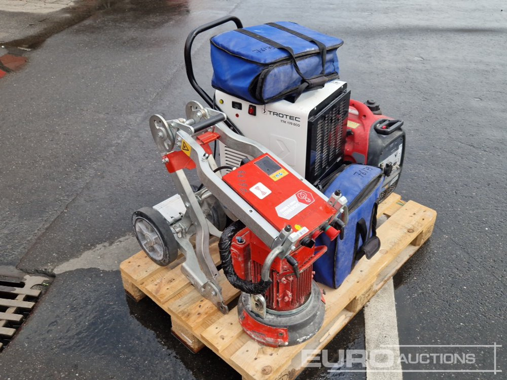 Pallet Of Ground Scraper, Dehumidifier, Portable Generator, Paint Spray Accessoires - Građevinska oprema: slika Pallet Of Ground Scraper, Dehumidifier, Portable Generator, Paint Spray Accessoires - Građevinska oprema Pallet Of Ground Scraper, Dehumidifier, Portable Generator, Paint Spray Accessoires - Građevinska oprema: slika Pallet Of Ground Scraper, Dehumidifier, Portable Generator, Paint Spray Accessoires - Građevinska oprema
