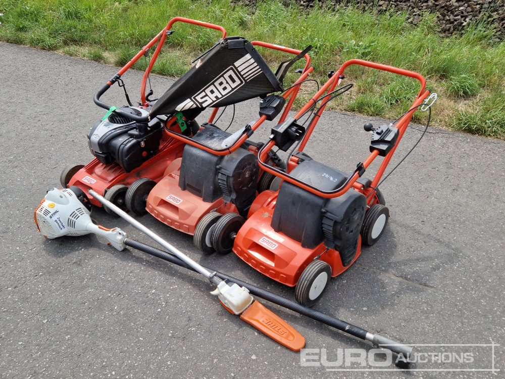 Sabo Electric Walk Behind Lawnmowers (2 of), Petrol Lawnmower, Stihl Petrol Hedge Cutter - Građevinska oprema: slika Sabo Electric Walk Behind Lawnmowers (2 of), Petrol Lawnmower, Stihl Petrol Hedge Cutter - Građevinska oprema Sabo Electric Walk Behind Lawnmowers (2 of), Petrol Lawnmower, Stihl Petrol Hedge Cutter - Građevinska oprema: slika Sabo Electric Walk Behind Lawnmowers (2 of), Petrol Lawnmower, Stihl Petrol Hedge Cutter - Građevinska oprema