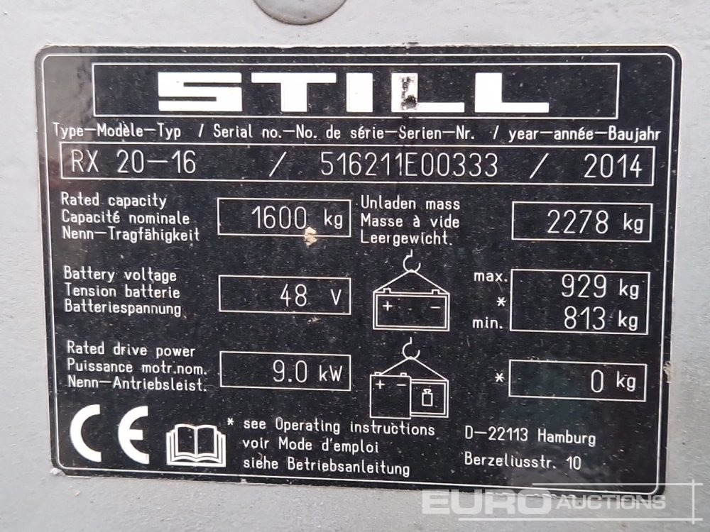 Viličar Still RX20-16: slika Viličar Still RX20-16