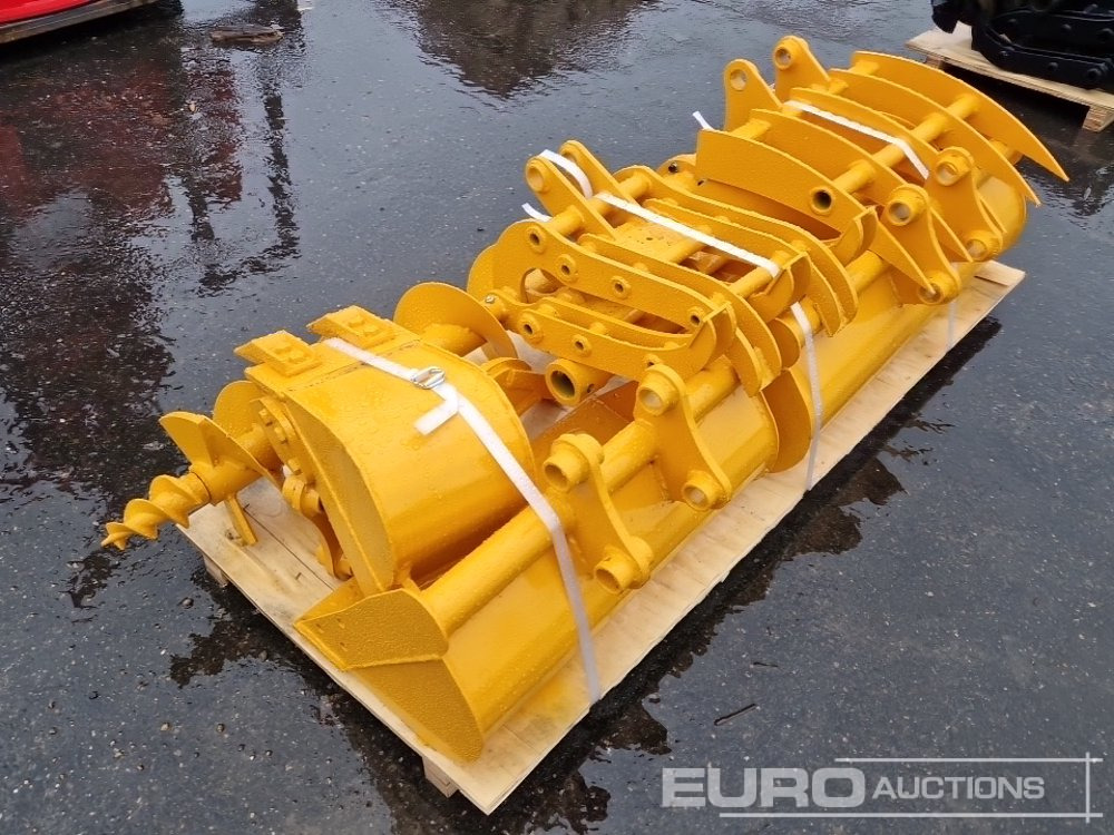 Unused 2025 GIYI QTY (8) CAT 301 Excavator Attachment, Rake, Ripper, Grabber, 12” Auger, 16” Auger, 8” Digging Bucket, 24”, 32” Ditching Bucket - Korpa: slika Unused 2025 GIYI QTY (8) CAT 301 Excavator Attachment, Rake, Ripper, Grabber, 12” Auger, 16” Auger, 8” Digging Bucket, 24”, 32” Ditching Bucket - Korpa Unused 2025 GIYI QTY (8) CAT 301 Excavator Attachment, Rake, Ripper, Grabber, 12” Auger, 16” Auger, 8” Digging Bucket, 24”, 32” Ditching Bucket - Korpa: slika Unused 2025 GIYI QTY (8) CAT 301 Excavator Attachment, Rake, Ripper, Grabber, 12” Auger, 16” Auger, 8” Digging Bucket, 24”, 32” Ditching Bucket - Korpa