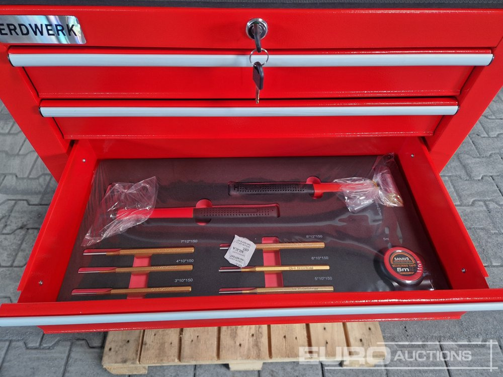 Oprema za radionice Unused ERDWERK ER7 Tool Cabinet, 7 Drawers, including Tools: slika Oprema za radionice Unused ERDWERK ER7 Tool Cabinet, 7 Drawers, including Tools