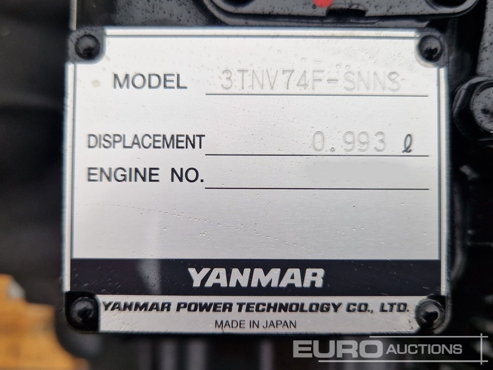 Novi Motor za Građevinski strojevi YANMAR 3TNV74F-SNNS Diesel Engines (2 of): slika Novi Motor za Građevinski strojevi YANMAR 3TNV74F-SNNS Diesel Engines (2 of)