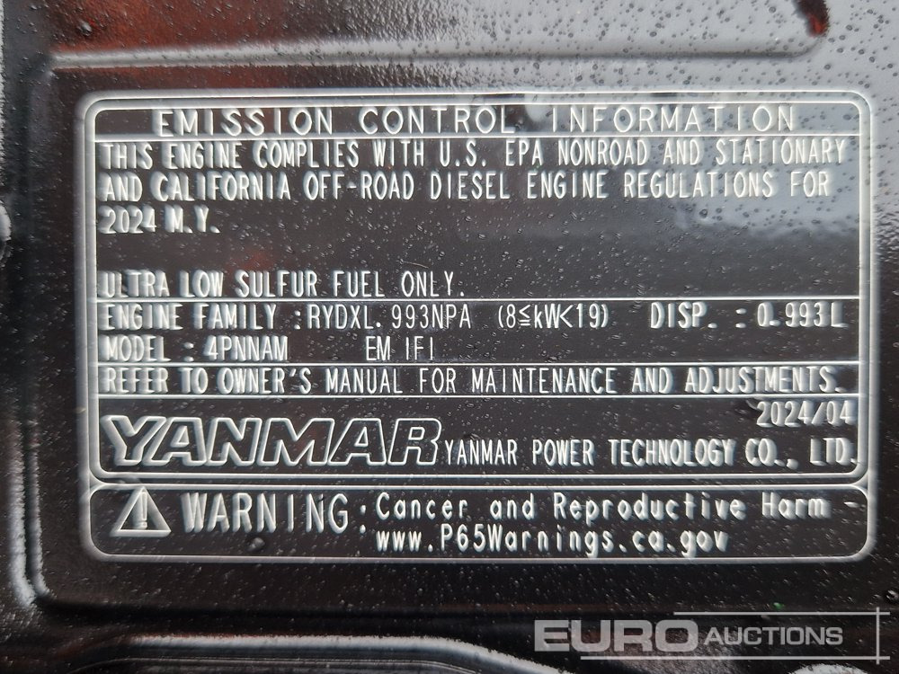 Novi Motor za Građevinski strojevi YANMAR 3TNV74F-SNNS Diesel Engines (2 of): slika Novi Motor za Građevinski strojevi YANMAR 3TNV74F-SNNS Diesel Engines (2 of)