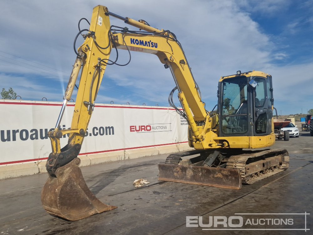 2010 Komatsu PC88MR-8 - Mini bager: slika  2010 Komatsu PC88MR-8 - Mini bager 2010 Komatsu PC88MR-8 - Mini bager: slika  2010 Komatsu PC88MR-8 - Mini bager
