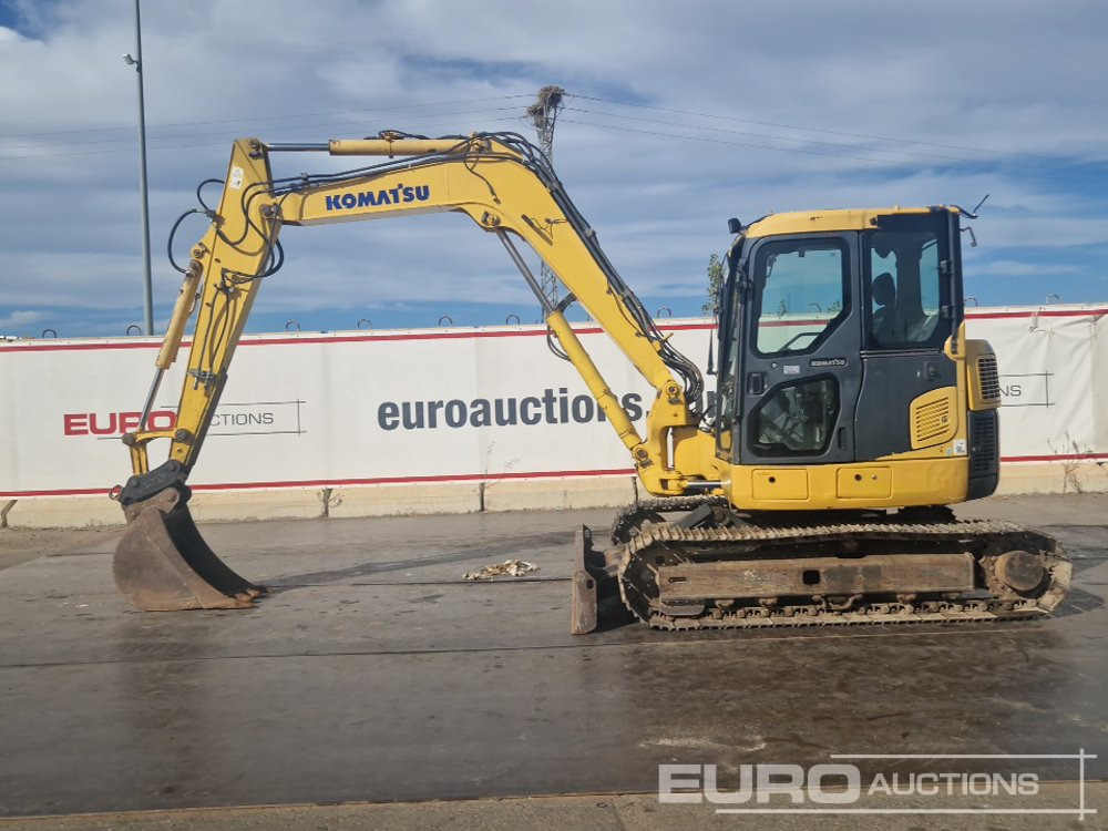 2010 Komatsu PC88MR-8 - Mini bager: slika  2010 Komatsu PC88MR-8 - Mini bager 2010 Komatsu PC88MR-8 - Mini bager: slika  2010 Komatsu PC88MR-8 - Mini bager