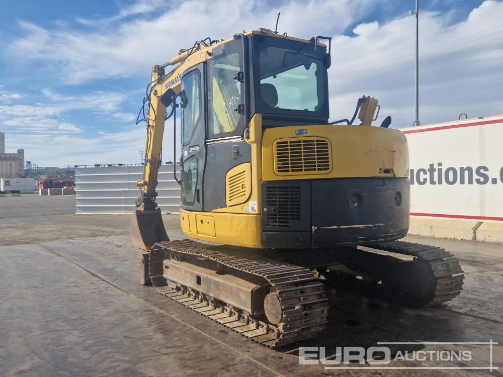 2010 Komatsu PC88MR-8 - Mini bager: slika  2010 Komatsu PC88MR-8 - Mini bager 2010 Komatsu PC88MR-8 - Mini bager: slika  2010 Komatsu PC88MR-8 - Mini bager