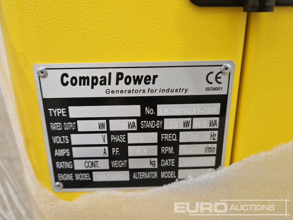 Generatorski set Unused 2025 Compal Power VG-R30: slika Generatorski set Unused 2025 Compal Power VG-R30