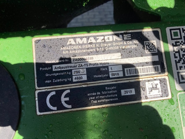 Amazone TS 4200 hydro - Rasipač gnojiva: slika Amazone TS 4200 hydro - Rasipač gnojiva Amazone TS 4200 hydro - Rasipač gnojiva: slika Amazone TS 4200 hydro - Rasipač gnojiva