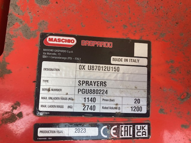 Maschio TEMPO 1201 Bravo - Prskalica za traktor: slika Maschio TEMPO 1201 Bravo - Prskalica za traktor Maschio TEMPO 1201 Bravo - Prskalica za traktor: slika Maschio TEMPO 1201 Bravo - Prskalica za traktor