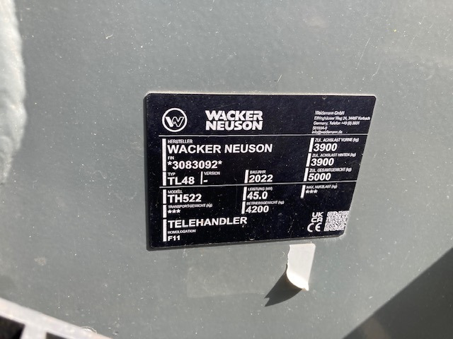 Wacker Neuson TH 522 - Teleskopski rukovatelj: slika Wacker Neuson TH 522 - Teleskopski rukovatelj Wacker Neuson TH 522 - Teleskopski rukovatelj: slika Wacker Neuson TH 522 - Teleskopski rukovatelj