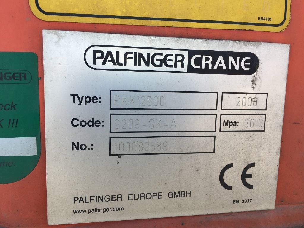 Palfinger PKK12500 - Kamionska dizalica za Kamion: slika Palfinger PKK12500 - Kamionska dizalica za Kamion Palfinger PKK12500 - Kamionska dizalica za Kamion: slika Palfinger PKK12500 - Kamionska dizalica za Kamion