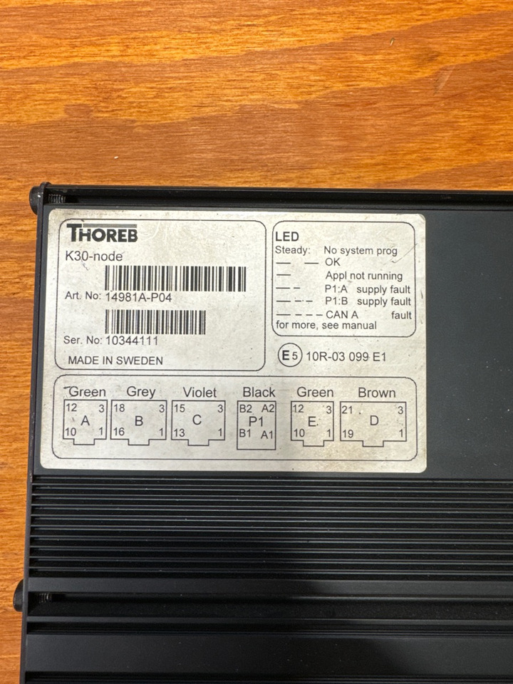 THOREB K30 NODE 14981A P04 - Električni sustav za Kamion: slika  THOREB K30 NODE 14981A P04 - Električni sustav za Kamion THOREB K30 NODE 14981A P04 - Električni sustav za Kamion: slika  THOREB K30 NODE 14981A P04 - Električni sustav za Kamion