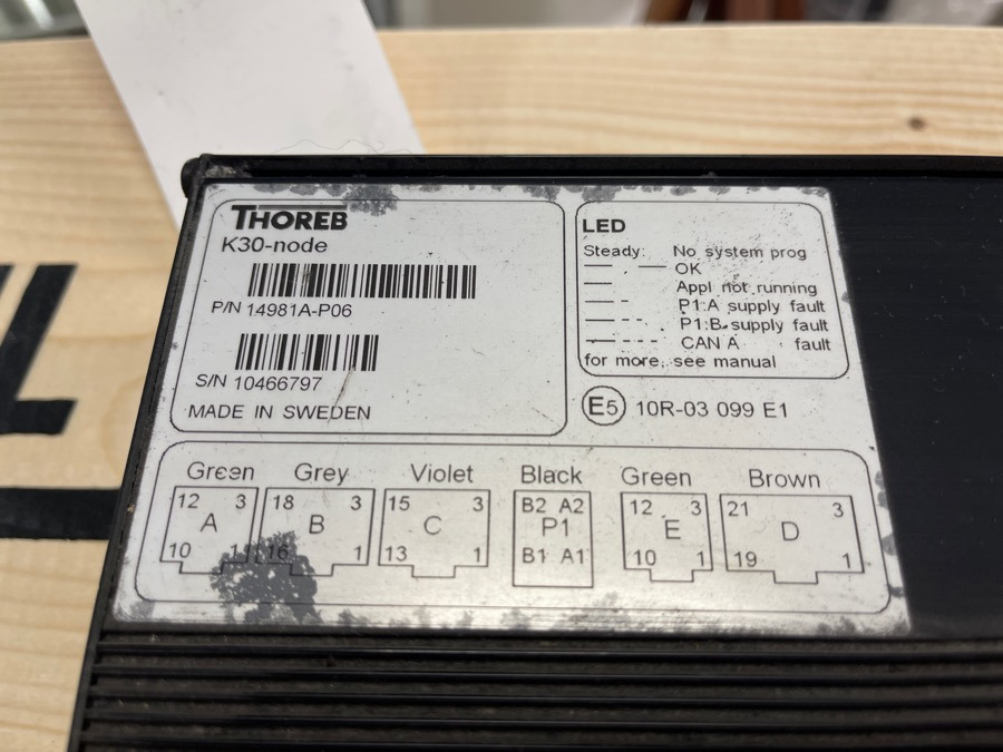 THOREB K30-NODE - Električni sustav za Kamion: slika  THOREB K30-NODE - Električni sustav za Kamion THOREB K30-NODE - Električni sustav za Kamion: slika  THOREB K30-NODE - Električni sustav za Kamion