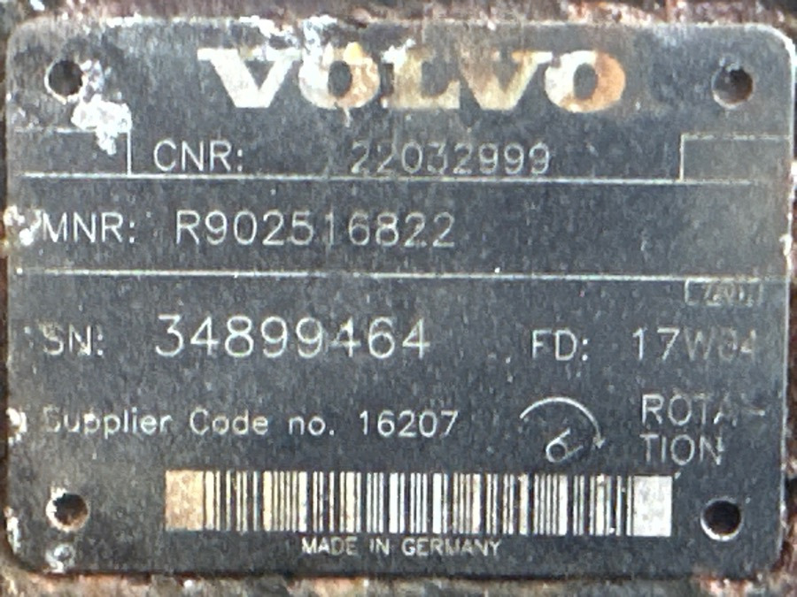 VOLVO HYDRAULIC PUMP 22032999 - Hidraulika za Kamion: slika VOLVO HYDRAULIC PUMP 22032999 - Hidraulika za Kamion VOLVO HYDRAULIC PUMP 22032999 - Hidraulika za Kamion: slika VOLVO HYDRAULIC PUMP 22032999 - Hidraulika za Kamion