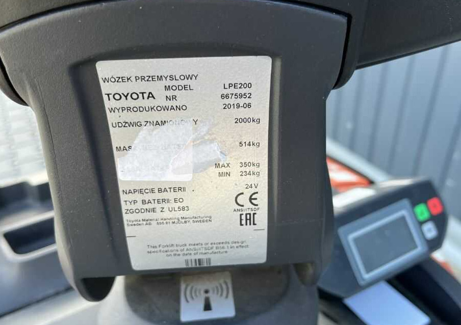 BT LPE200 - Paletni viličar: slika BT LPE200 - Paletni viličar BT LPE200 - Paletni viličar: slika BT LPE200 - Paletni viličar