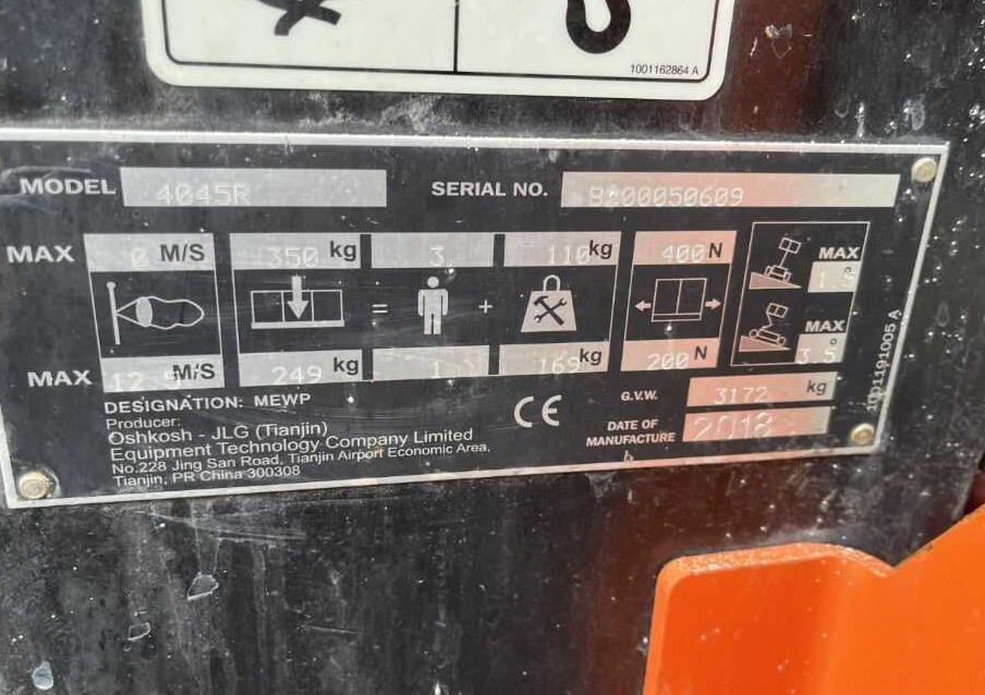 JLG 4045R - Škarasta podizna platforma: slika JLG 4045R - Škarasta podizna platforma JLG 4045R - Škarasta podizna platforma: slika JLG 4045R - Škarasta podizna platforma