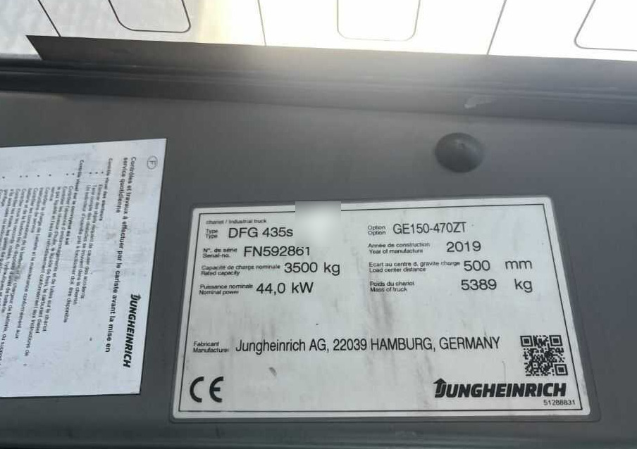 Jungheinrich DFG435s - Diesel viličar: slika Jungheinrich DFG435s - Diesel viličar Jungheinrich DFG435s - Diesel viličar: slika Jungheinrich DFG435s - Diesel viličar