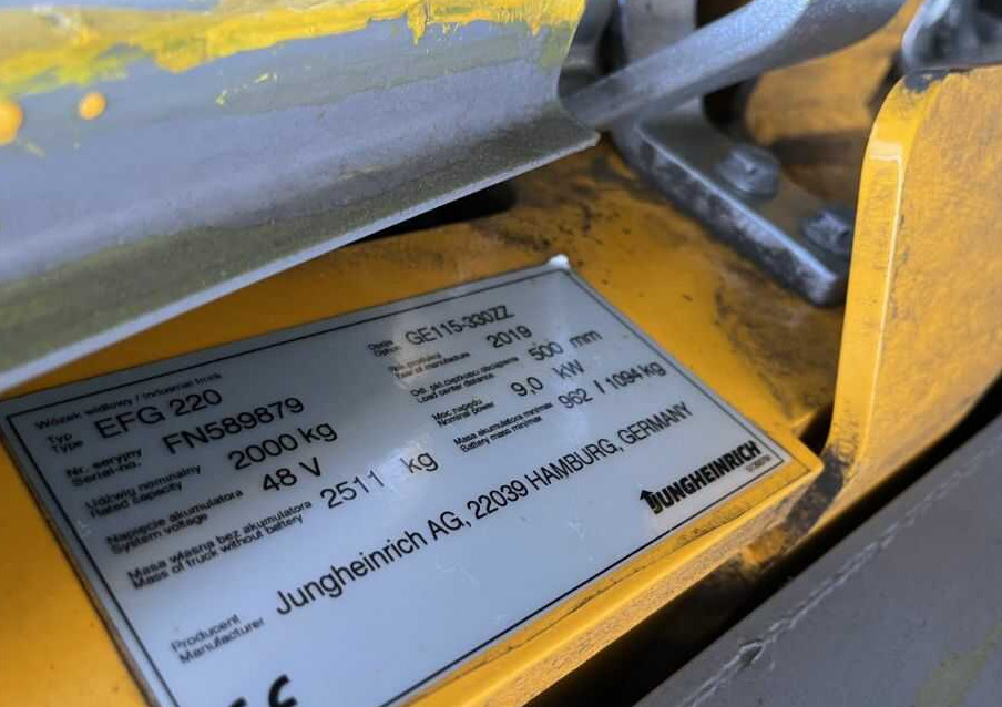 Jungheinrich EFG220 - Električni viličar: slika Jungheinrich EFG220 - Električni viličar Jungheinrich EFG220 - Električni viličar: slika Jungheinrich EFG220 - Električni viličar