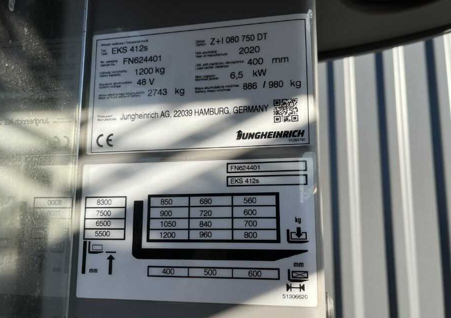 Jungheinrich EKS412s - Komisioner: slika Jungheinrich EKS412s - Komisioner Jungheinrich EKS412s - Komisioner: slika Jungheinrich EKS412s - Komisioner