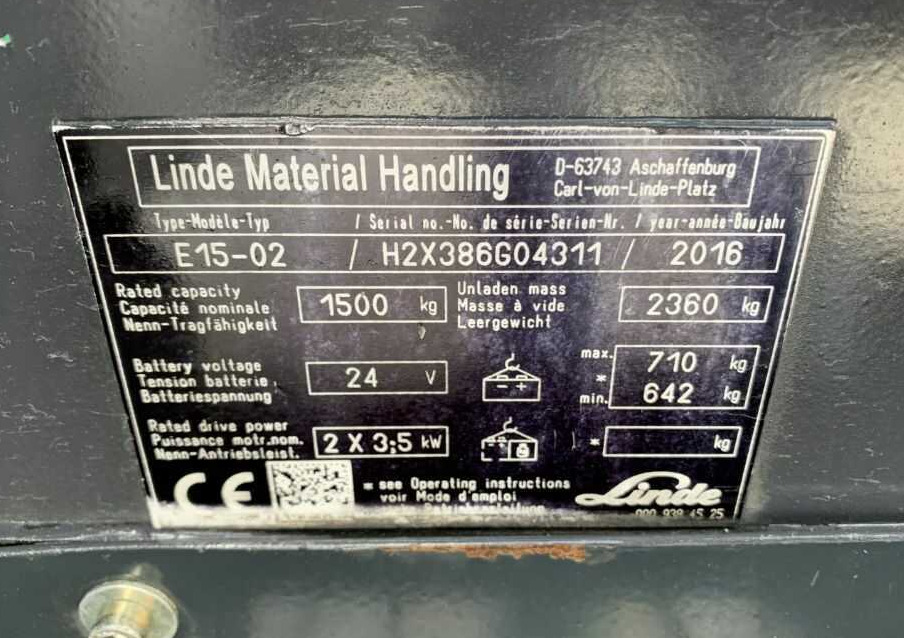 Linde E15-02 - Električni viličar: slika Linde E15-02 - Električni viličar Linde E15-02 - Električni viličar: slika Linde E15-02 - Električni viličar