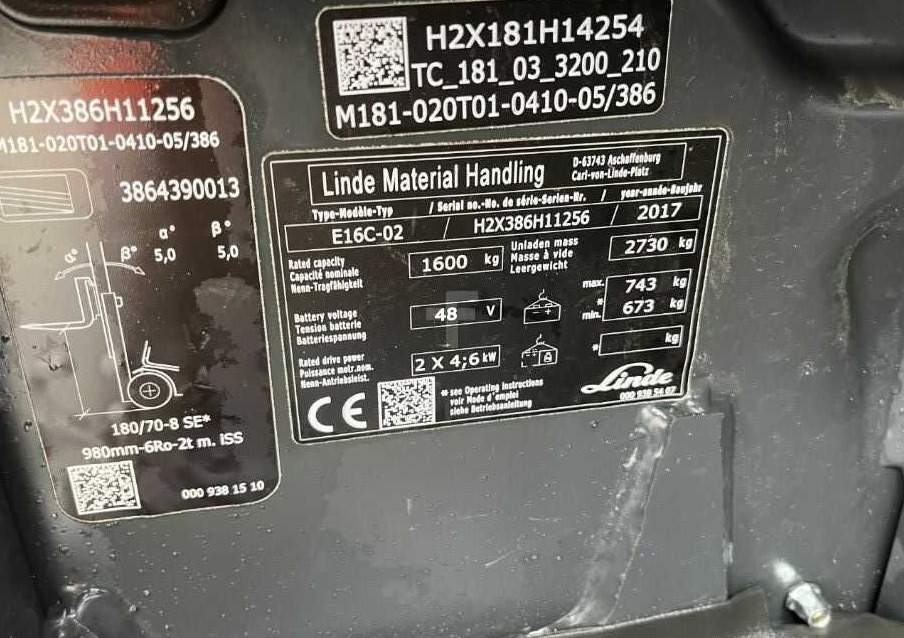 Linde E16C-02 - Električni viličar: slika Linde E16C-02 - Električni viličar Linde E16C-02 - Električni viličar: slika Linde E16C-02 - Električni viličar
