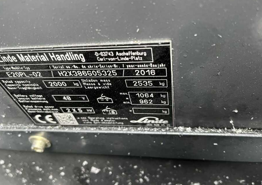 Linde E20PL-02 - Električni viličar: slika Linde E20PL-02 - Električni viličar Linde E20PL-02 - Električni viličar: slika Linde E20PL-02 - Električni viličar