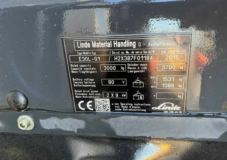 Linde E30L-01 - Električni viličar: slika Linde E30L-01 - Električni viličar Linde E30L-01 - Električni viličar: slika Linde E30L-01 - Električni viličar