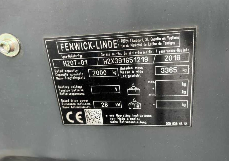 Linde H20T-01 - Plinski viličar: slika Linde H20T-01 - Plinski viličar Linde H20T-01 - Plinski viličar: slika Linde H20T-01 - Plinski viličar