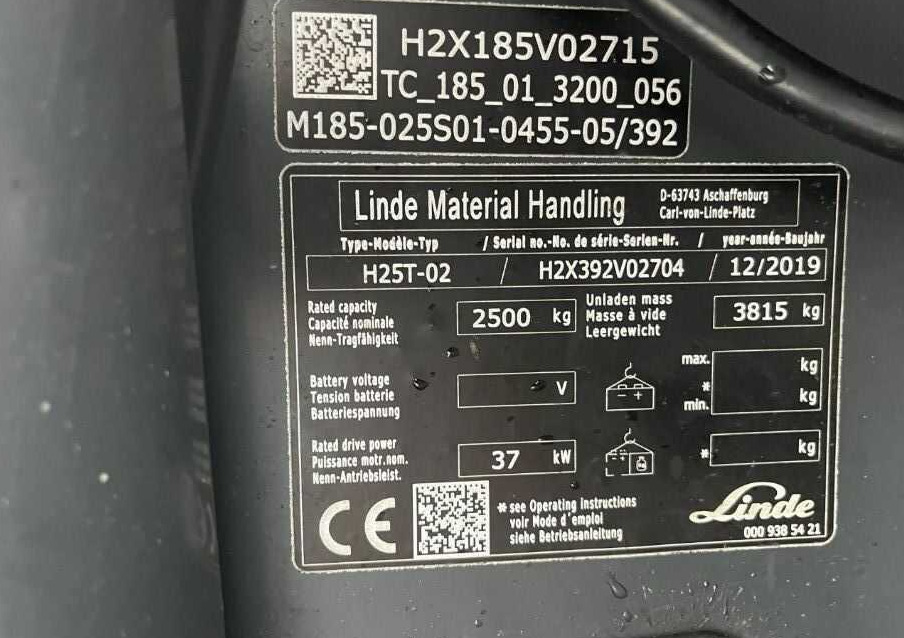 Linde H25T-02 - Plinski viličar: slika Linde H25T-02 - Plinski viličar Linde H25T-02 - Plinski viličar: slika Linde H25T-02 - Plinski viličar