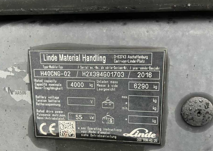 Linde H40CNG-02 - Plinski viličar: slika Linde H40CNG-02 - Plinski viličar Linde H40CNG-02 - Plinski viličar: slika Linde H40CNG-02 - Plinski viličar