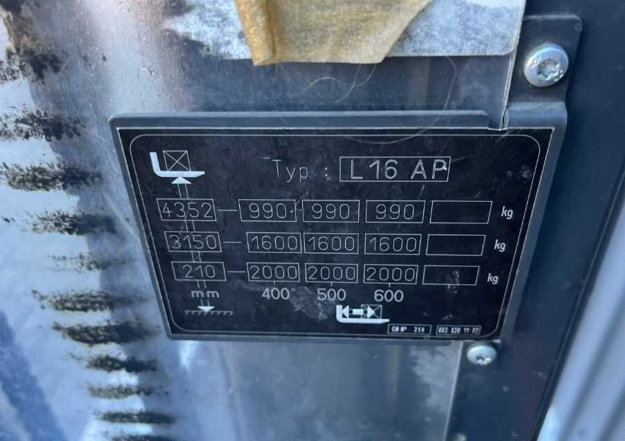 Linde L16APi - Slagač stoga: slika Linde L16APi - Slagač stoga Linde L16APi - Slagač stoga: slika Linde L16APi - Slagač stoga