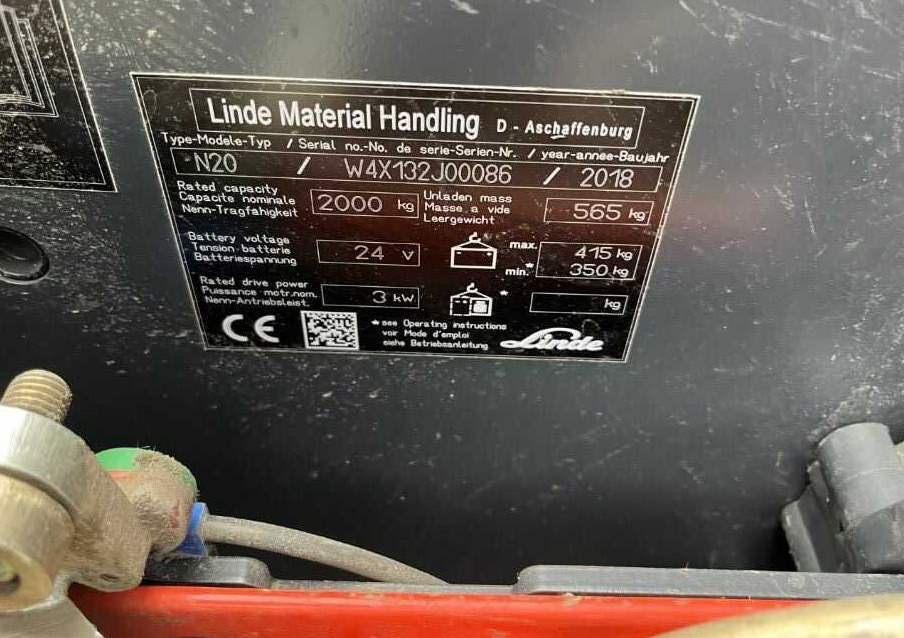 Linde N20 - Komisioner: slika  Linde N20 - Komisioner Linde N20 - Komisioner: slika  Linde N20 - Komisioner