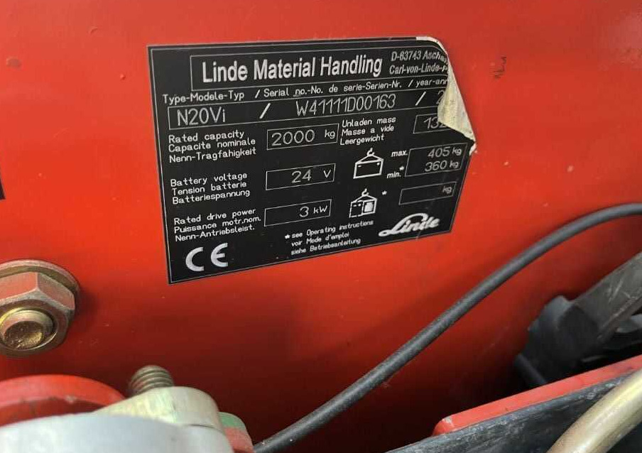 Linde N20Vi - Komisioner: slika  Linde N20Vi - Komisioner Linde N20Vi - Komisioner: slika  Linde N20Vi - Komisioner